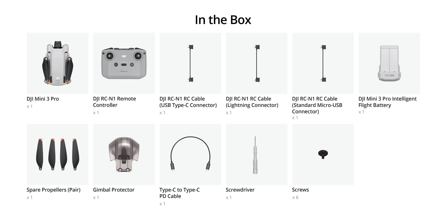 DJI Mini 3 Pro with Standard Controller - Open Box
