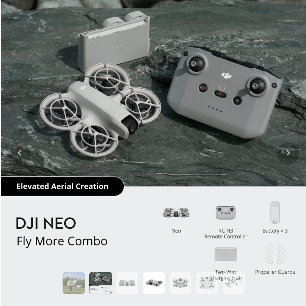 DJI Neo Fly More Combo (New Arrival) - In Stock