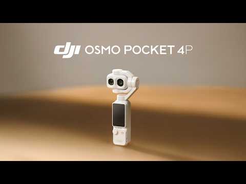 DJI Osmo Pocket 4P Standard Combo Pearl White
