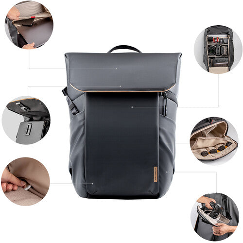 PGYTECH OneGo Air Backpack (Obsidian Black)