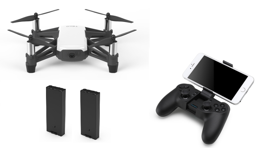 DJI Tello Controller Combo with Extra Battery (IN STOCK) - dronepointcanada