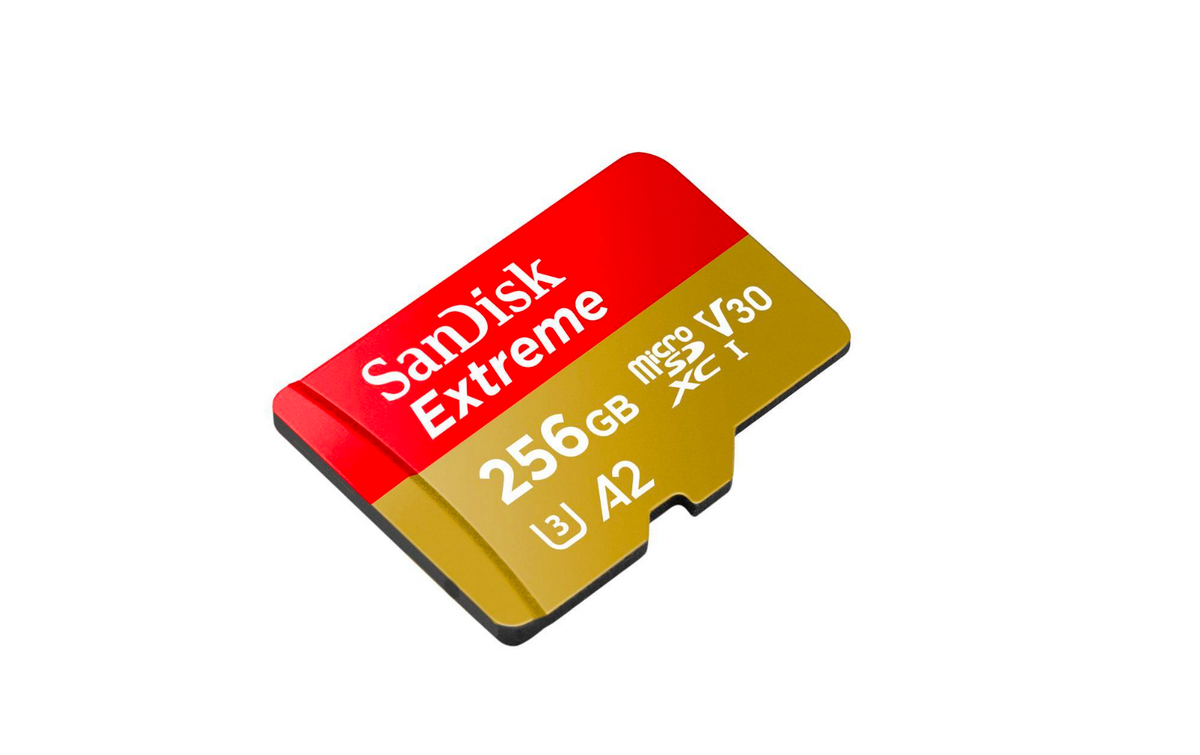 SandDisk 256GB microSD UHS-I Card with Adapter - 160MB/s U3 A2 - dronepointcanada