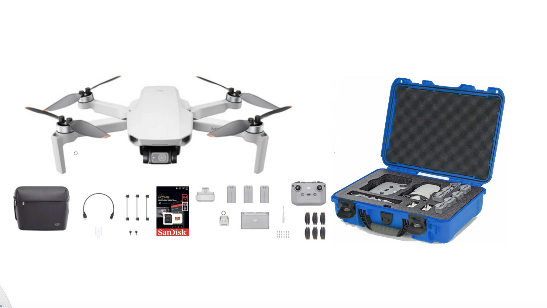 Mini 2 Hard Case Fly More Combo