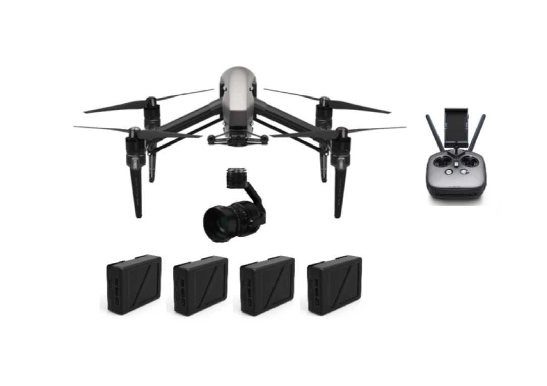 Inspire 2 with X5S Camera and Gimbal Combo Extra Batteries - dronepointcanada