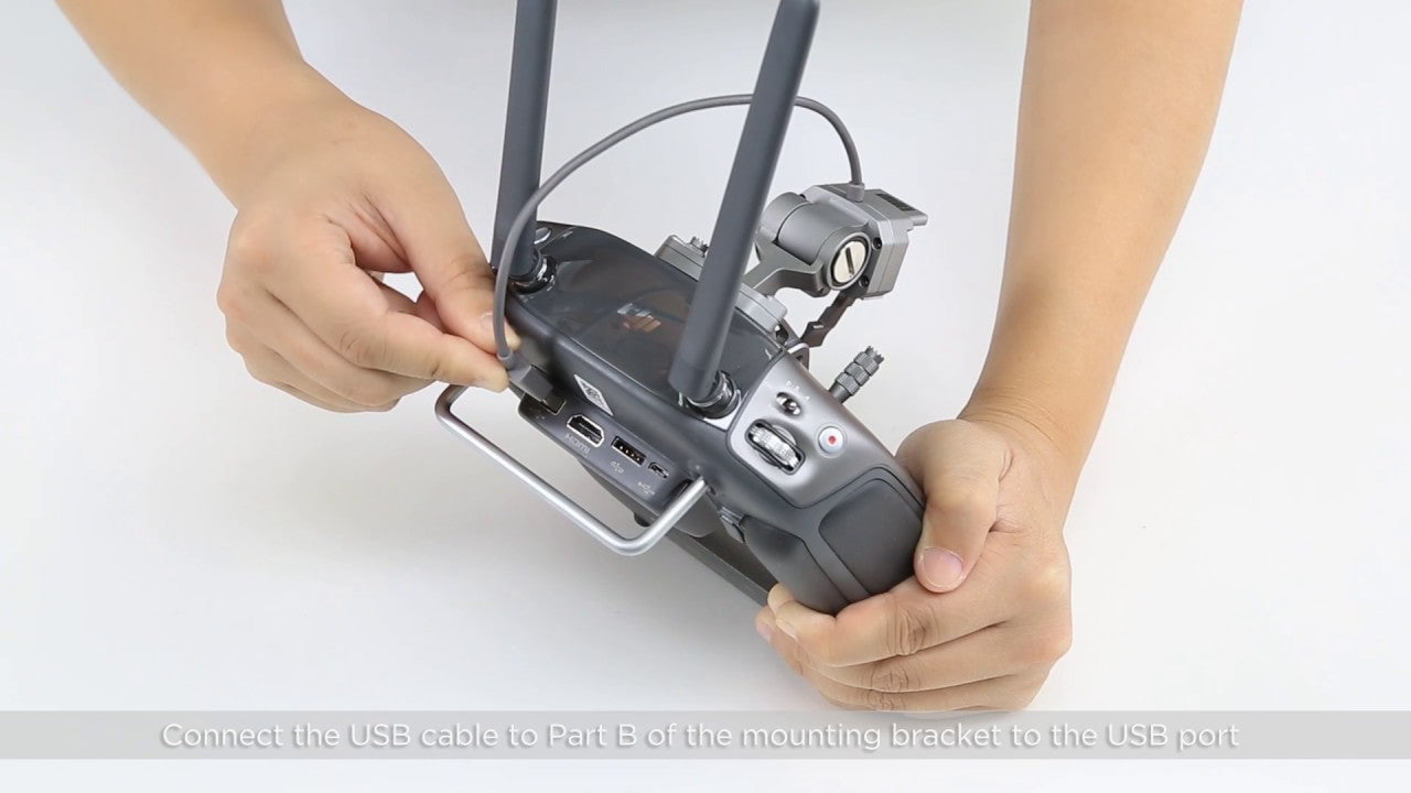CrystalSky Remote Controller Mounting Bracket - dronepointcanada