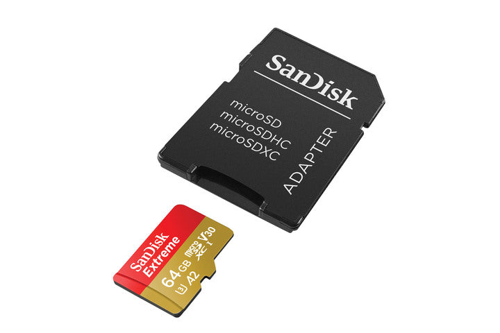 SanDisk Extreme microSD Card 64GB - dronepointcanada