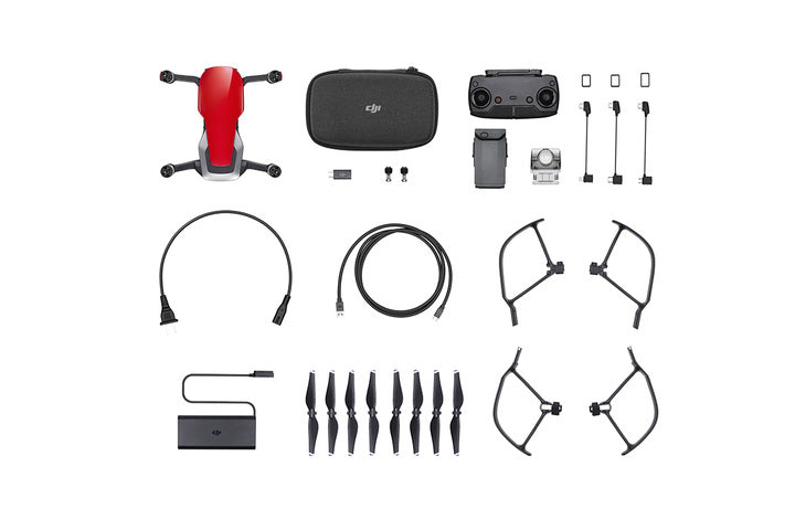 Mavic Air with Extra Battery - Flame Red - dronepointcanada