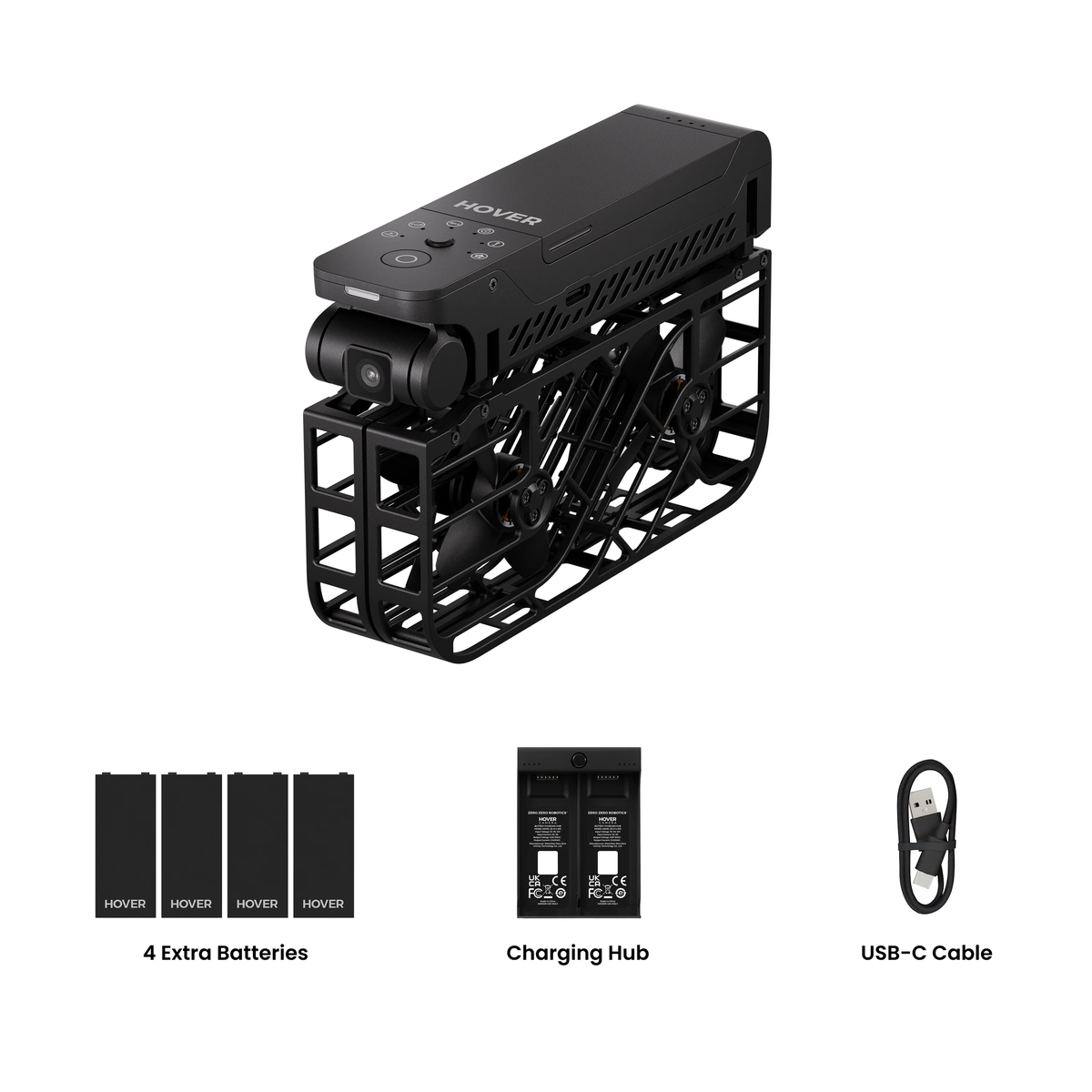 HOVER Air X1 Fly More Combo Black