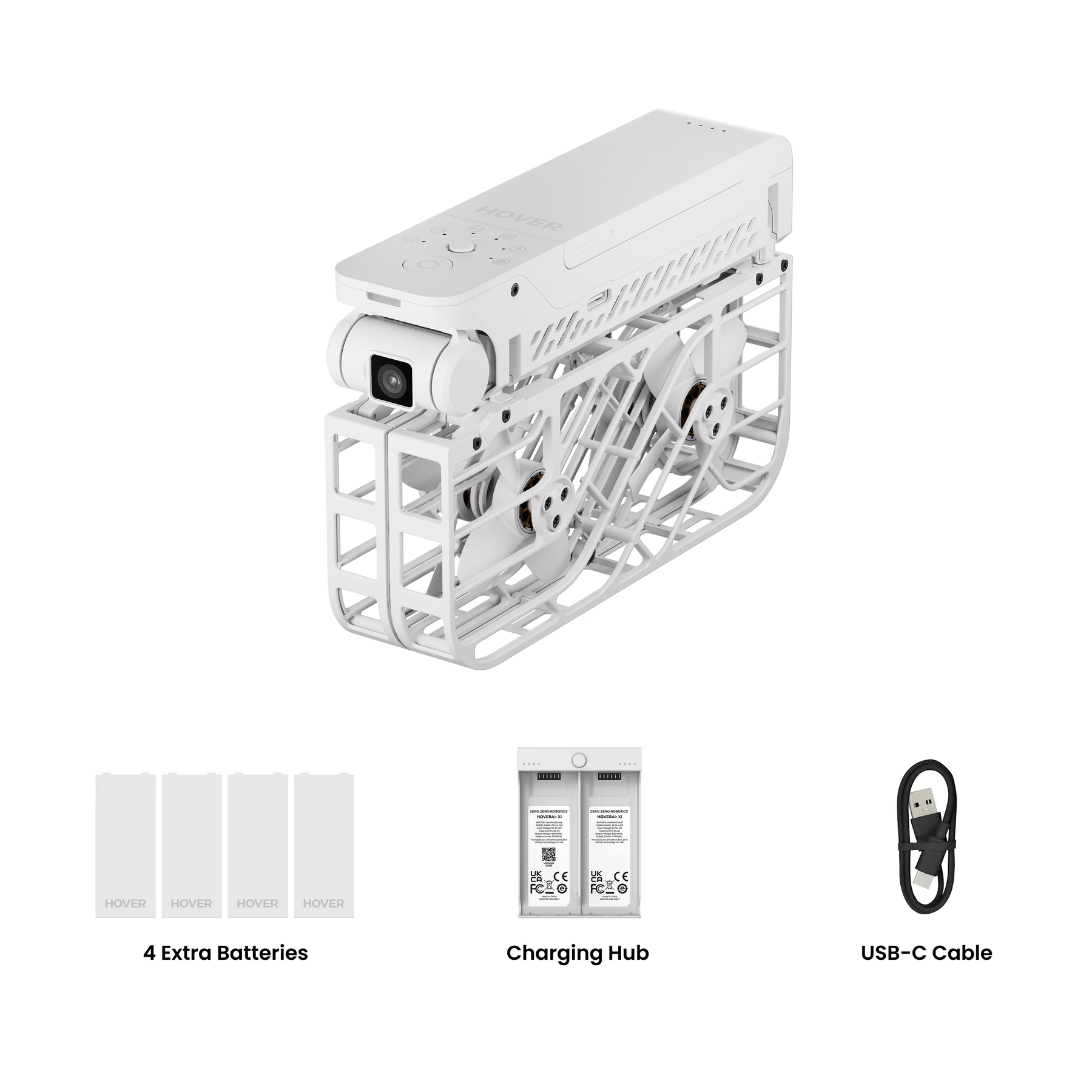HOVER Air X1 Fly More Combo White