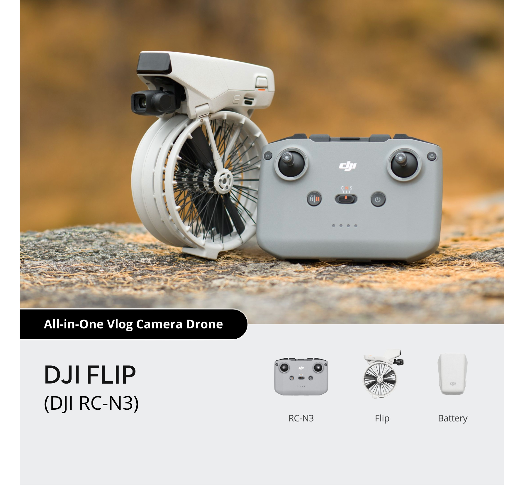 DJI Flip (DJI RC-N3) - New Arrival