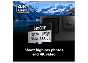 Lexar 256GB Professional Silver Plus microSDXC Memory Card