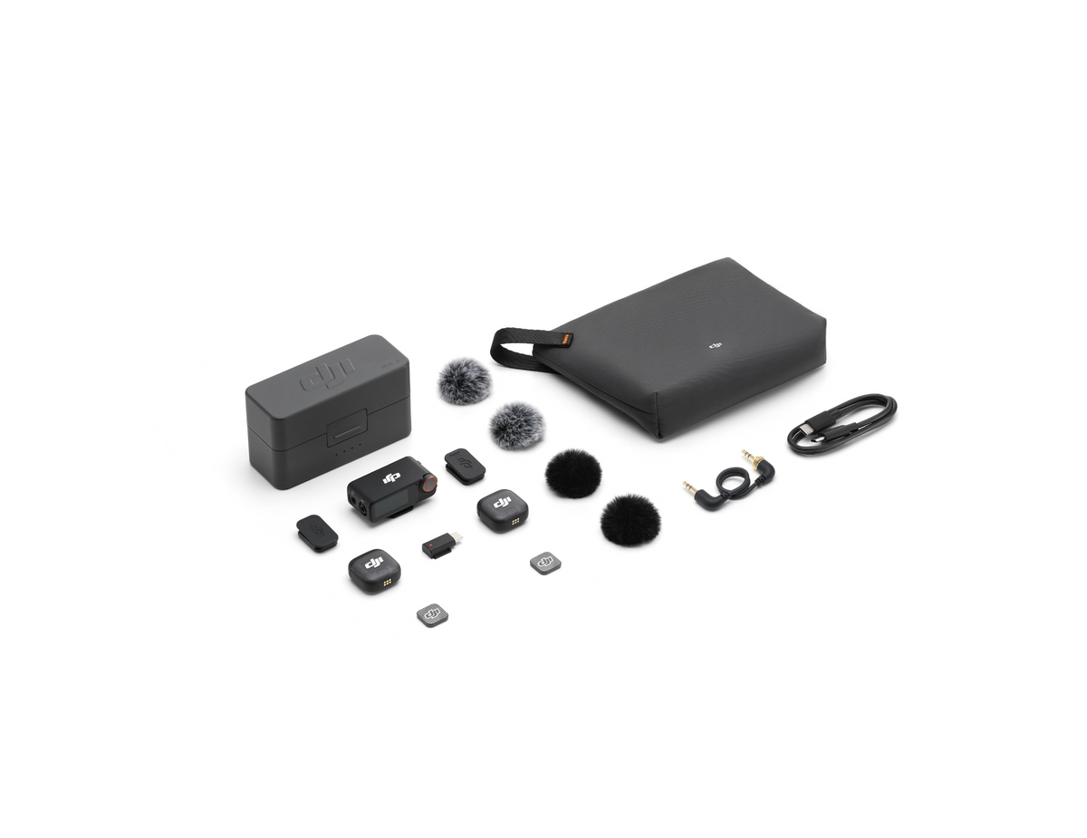 DJI Mic 3 (2 TX + 1 RX + Charging Case)