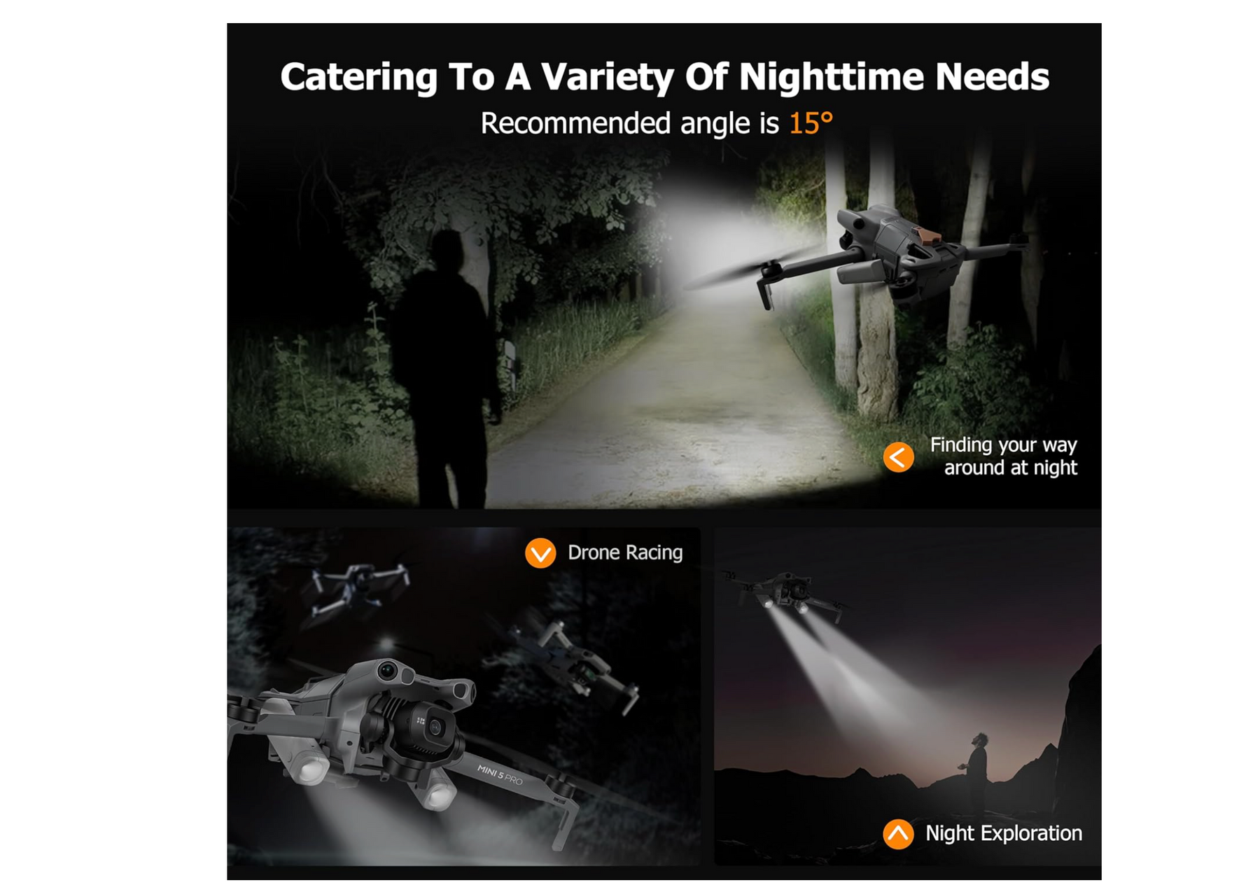 Search light for DJI Mini 5 Pro