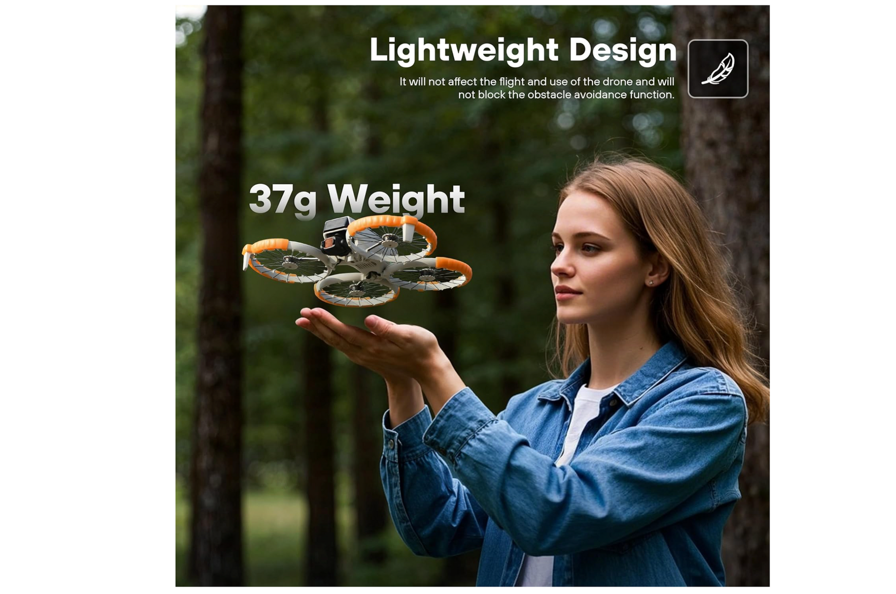 Propeller Guard Set for DJI Flip (Fluorescent Orange）