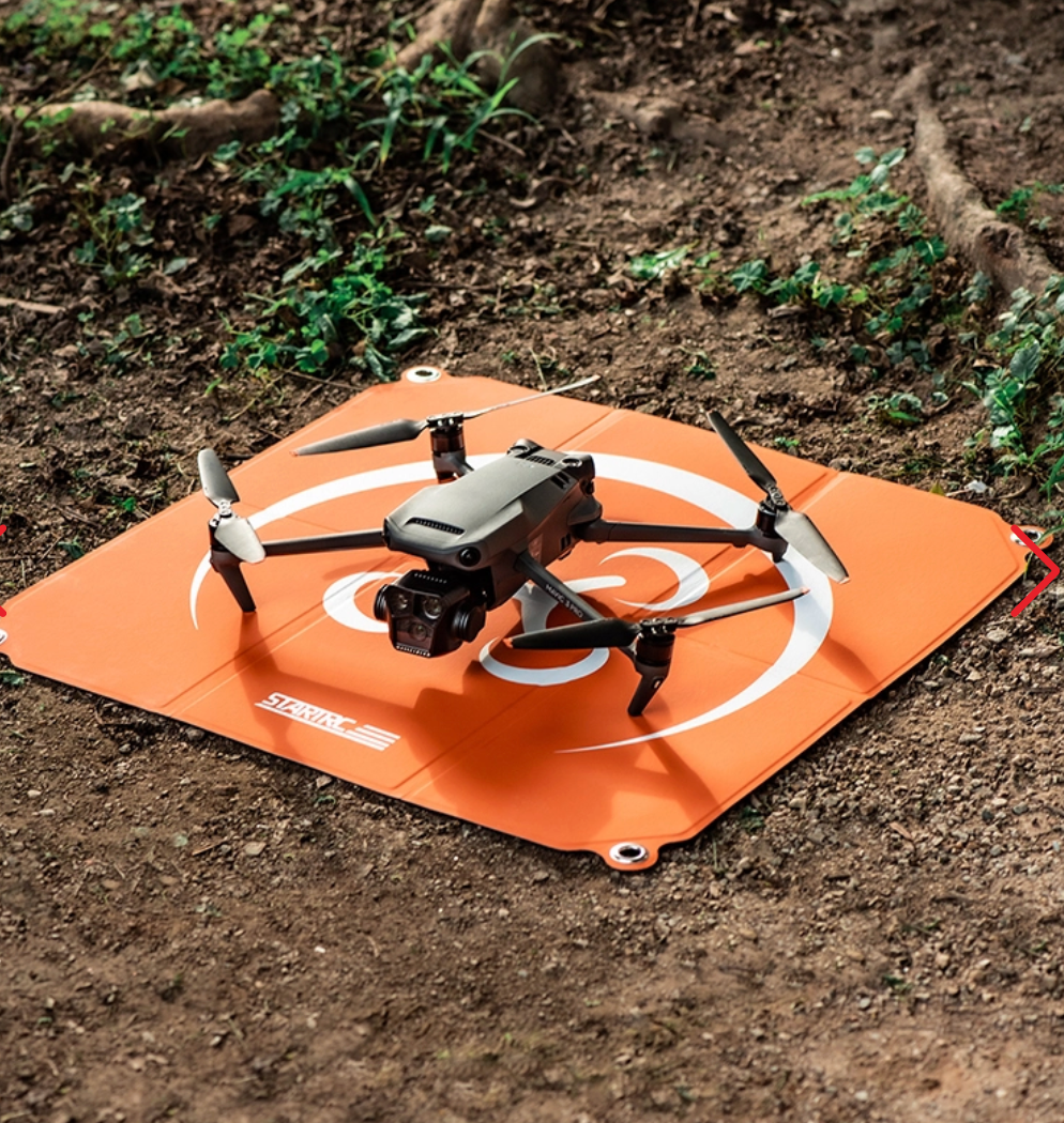 55cm Landing Pad for DJI or Autel Drones（Orange & Gray)
