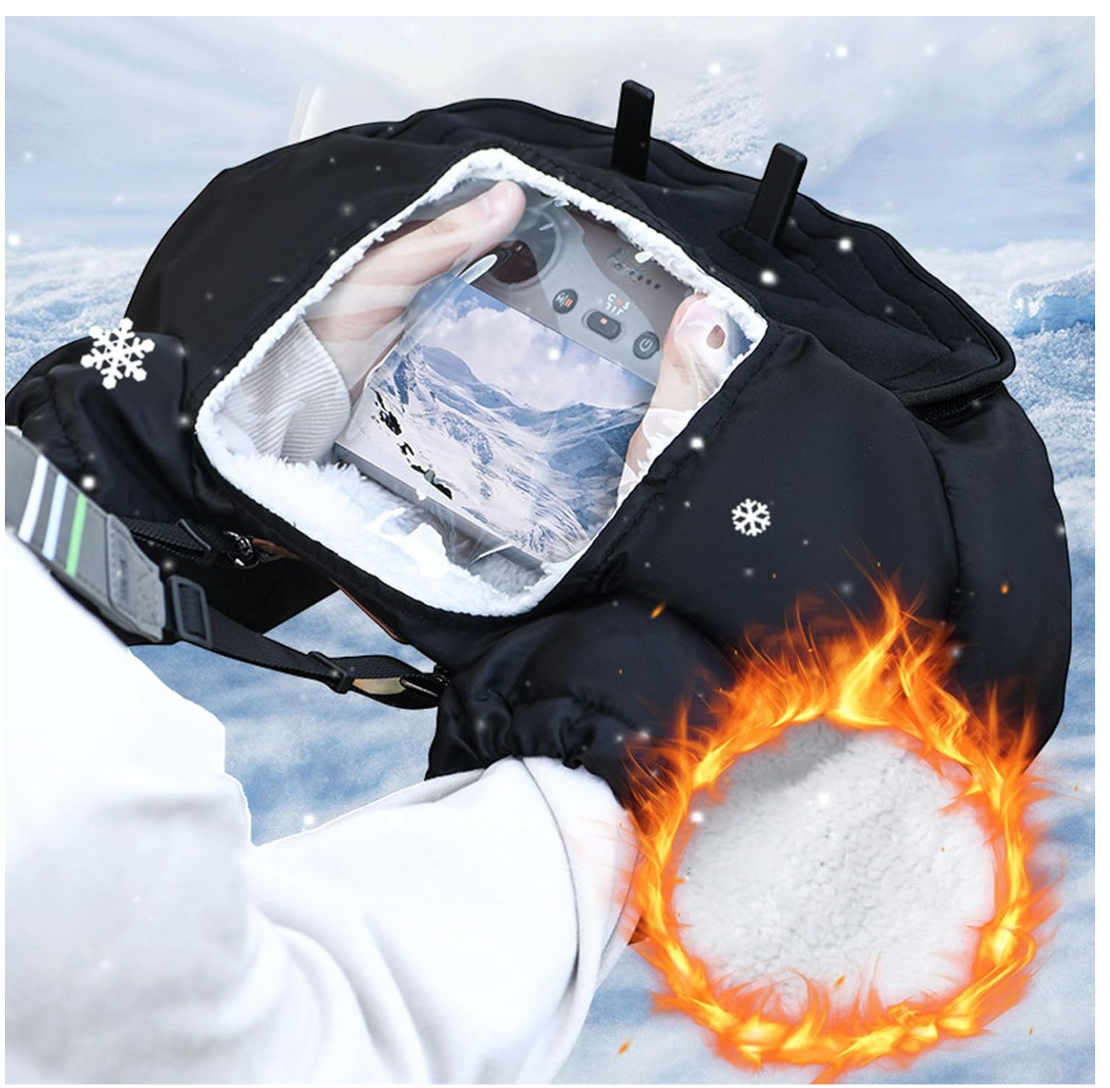 Warm Gloves for DJI Drone Remote Controller V2