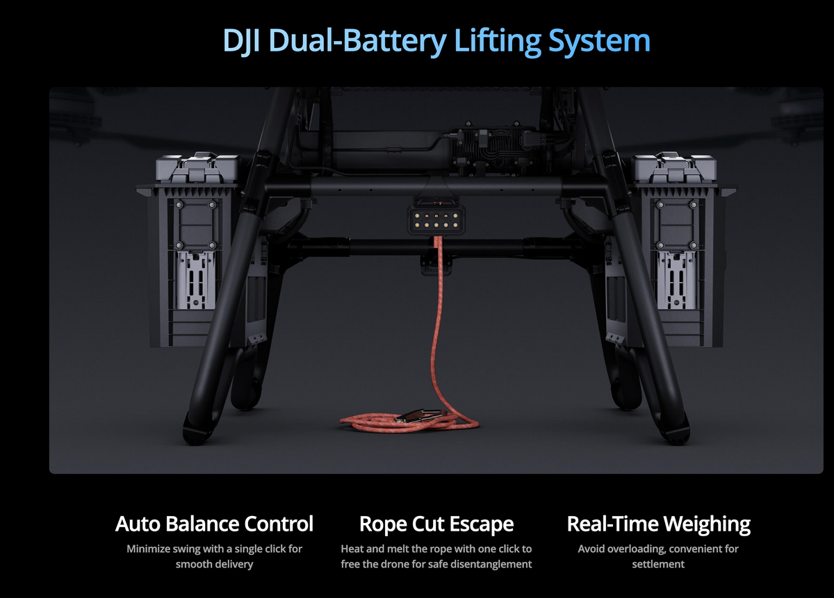 DJI Dual-Battery Lifting  system