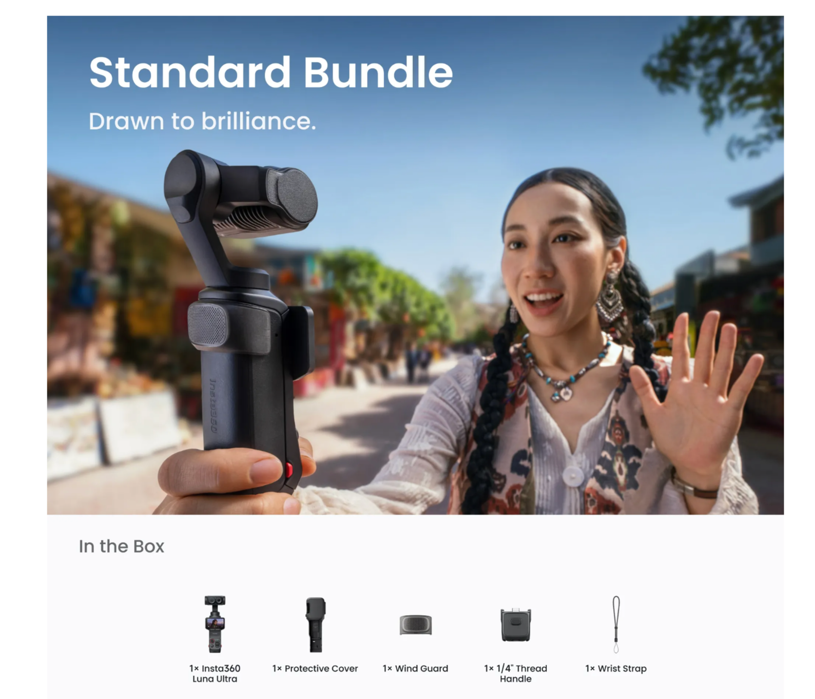 Insta360 Luna Ultra Standard Bundle (Cosmic Black)