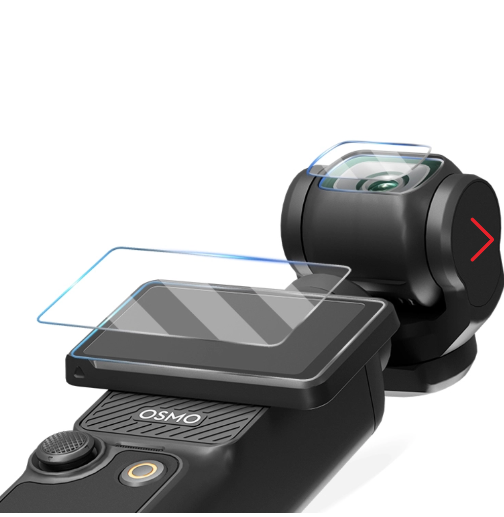 Camera lens Tempered Film Glass for DJI Osmo pocket 3/4