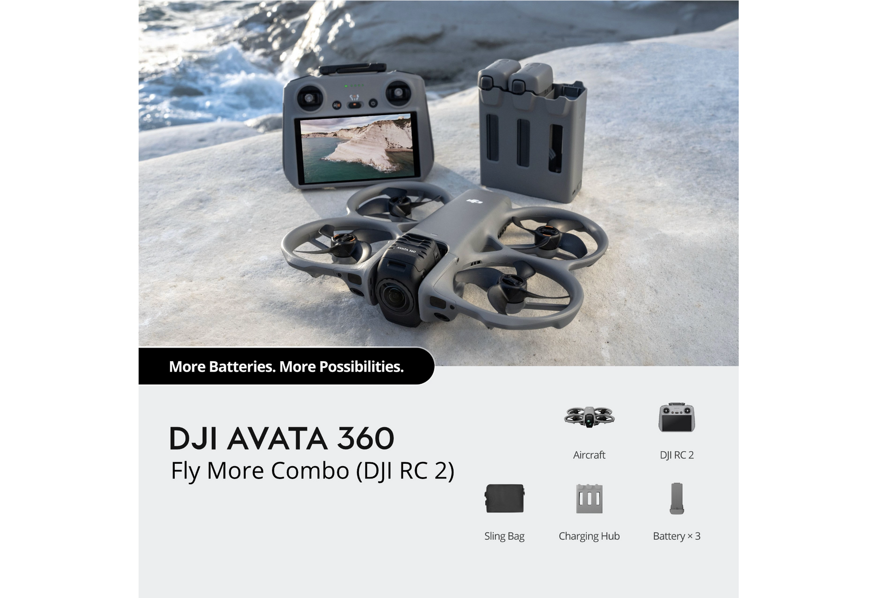 DJI Avata 360 Fly More Combo (DJI RC 2) - In Stock