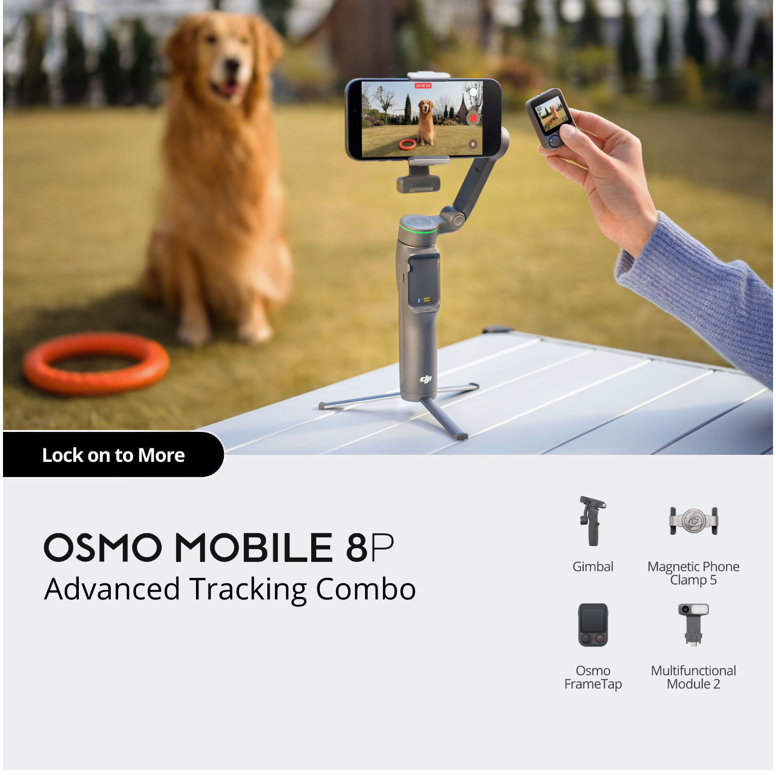 Osmo Mobile 8P Advanced Tracking Combo
