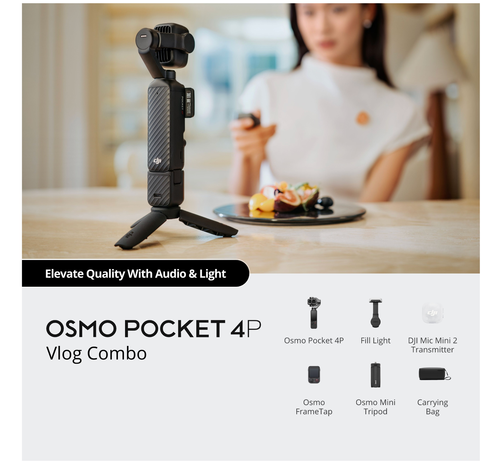 DJI Osmo Pocket 4P Vlog Combo