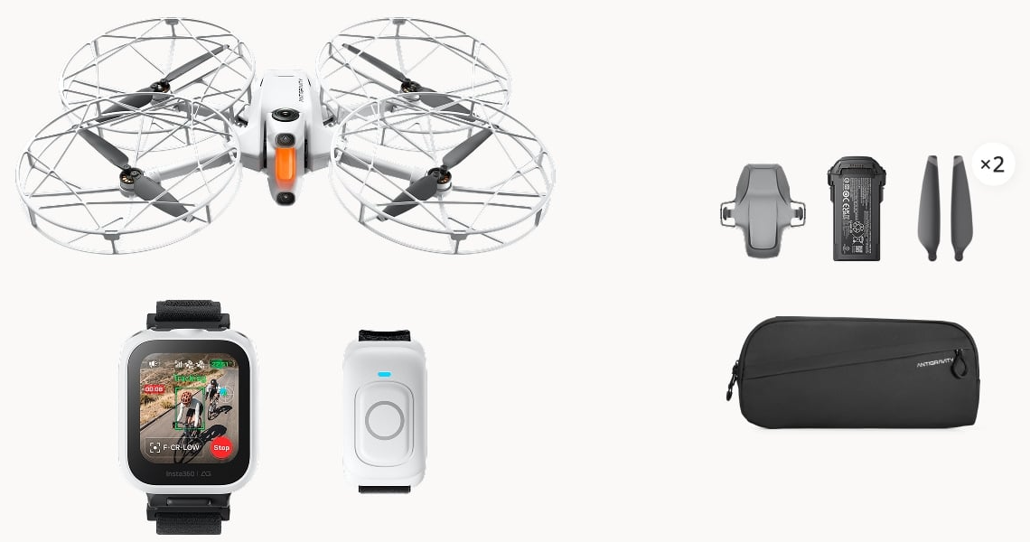 Antigravity A1 Follow Me 8K 360 Drone with Watch & Ring Remote