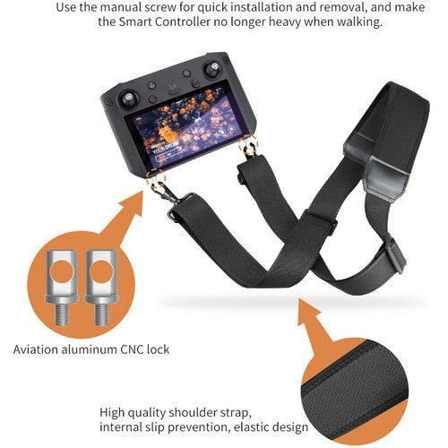 DigitalFoto Solution Limited Adjustable Shoulder/Neck Strap for DJI Smart Controller