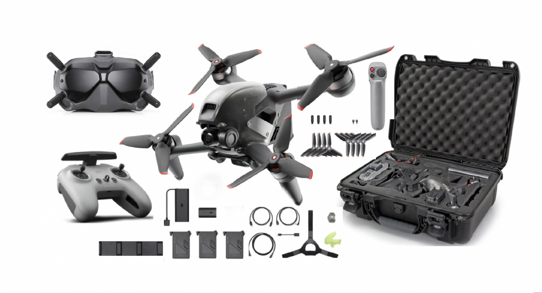 DJI FPV Combo Camera Drone - CP.FP.00000001.01 for sale online