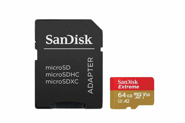 SanDisk Extreme microSD Card 64GB - dronepointcanada