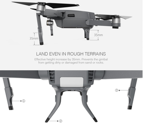 PGY-TECH Landing Gear Extensions - Mavic Pro - dronepointcanada